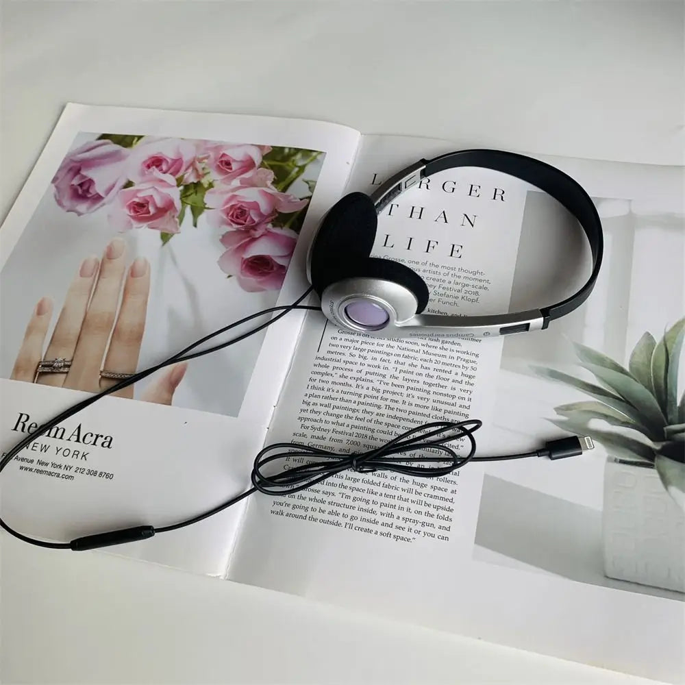 Retro Headset Y2K Wired