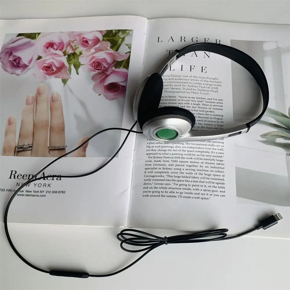 Retro Headset Y2K Wired