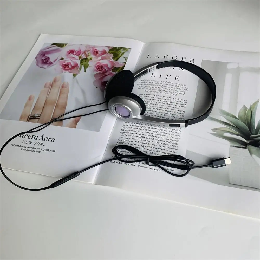 Retro Headset Y2K Wired